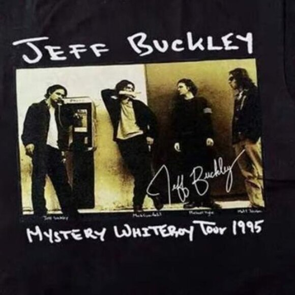 Jeff Buckley Mystery White Boy Tour 1995 Music Tour Unisex T-Shirt 05 - Picture 2 of 5